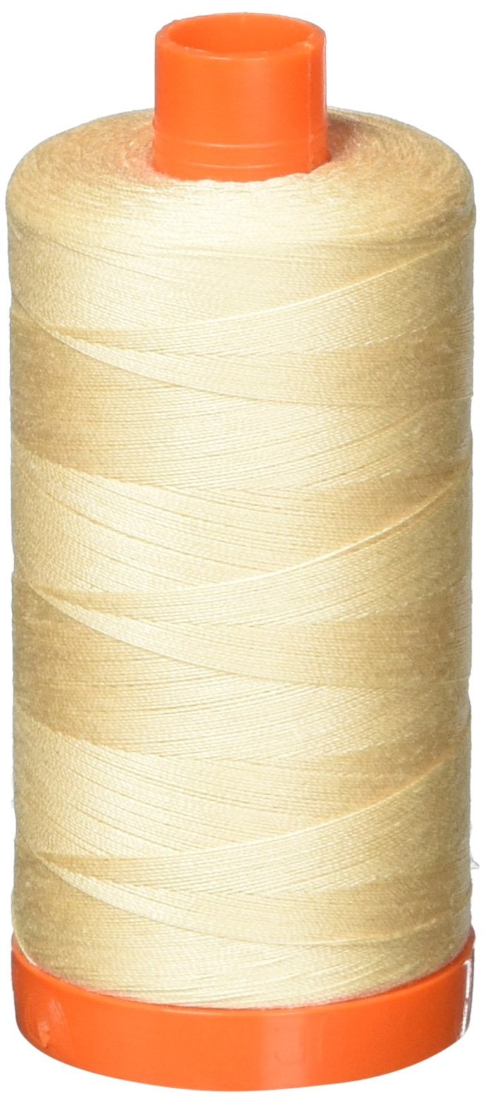 أوريفيل Aurifil A1050-2315 خيط قطن ماكو صلب 50WT 1422Yds شاحب اللحم - Image 1